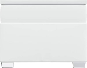 vidaXL Łóżko kontynentalne z materacem białe 90x200 cm 4