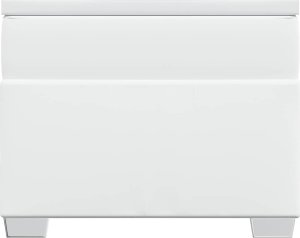 vidaXL Łóżko kontynentalne z materacem białe 90x190 cm 4