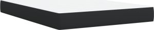 vidaXL Łóżko kontynentalne z materacem czarne 160x200 cm 6
