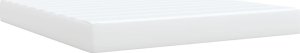 vidaXL Łóżko kontynentalne z materacem białe 180x200 cm 6