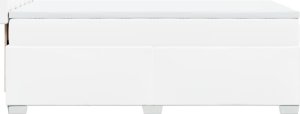 vidaXL Łóżko kontynentalne z materacem białe 90x190 cm 5