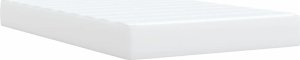 vidaXL Łóżko kontynentalne z materacem białe 120x200 cm 10
