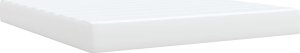 vidaXL Łóżko kontynentalne z materacem białe 180x200 cm 6