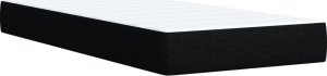 vidaXL Łóżko kontynentalne z materacem, czarne, tkanina 90x190 cm 10