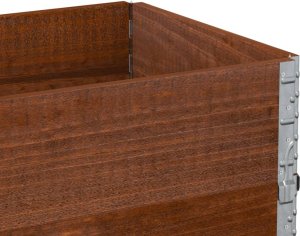 vidaXL Donica ogrodowa, brązowa, 100x50 cm, lite drewno sosnowe 7