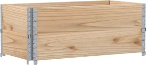 vidaXL Donica ogrodowa, 100x50 cm, lite drewno sosnowe 2