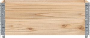 vidaXL Donica ogrodowa, 100x50 cm, lite drewno sosnowe 3