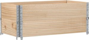 vidaXL Donica ogrodowa, 100x50 cm, lite drewno sosnowe 5