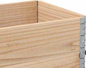 vidaXL Donica ogrodowa, 100x50 cm, lite drewno sosnowe 7