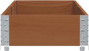 vidaXL Donica ogrodowa, brązowa, 150x50 cm, lite drewno sosnowe 4