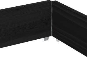 vidaXL Donica ogrodowa, czarna, 150x100 cm, lite drewno sosnowe 6