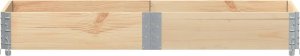 vidaXL Donica ogrodowa, 150x50 cm, lite drewno sosnowe 3