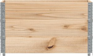 vidaXL Donica ogrodowa, 100x50 cm, lite drewno sosnowe 3