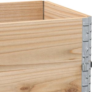 vidaXL Donica ogrodowa, 100x50 cm, lite drewno sosnowe 7