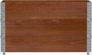 vidaXL Donica ogrodowa, brązowa, 100x50 cm, lite drewno sosnowe 3