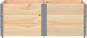 vidaXL Donica ogrodowa, 150x100 cm, lite drewno sosnowe 3