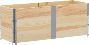 vidaXL Donica ogrodowa, 150x50 cm, lite drewno sosnowe 5