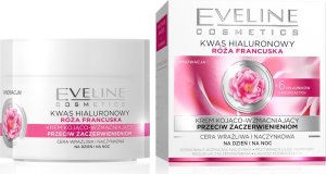Eveline Róża Francuska Krem kojąco-wzmacniający przeciw zaczerwienieniom na dzień i noc 50ml 1