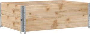vidaXL Donica ogrodowa, 120x80 cm, lite drewno sosnowe 2