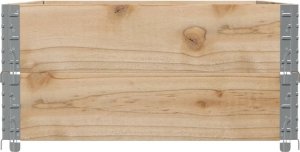 vidaXL Donica ogrodowa, 120x80 cm, lite drewno sosnowe 4