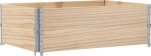 vidaXL Donica ogrodowa, 120x80 cm, lite drewno sosnowe 5