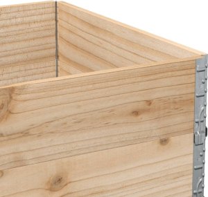 vidaXL Donica ogrodowa, 120x80 cm, lite drewno sosnowe 7