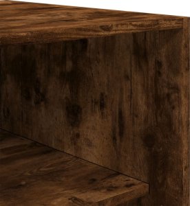 vidaXL Szafa, przydymiony dąb, 80x50x200 cm, materiał drewnopochodny 7