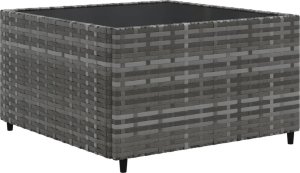 vidaXL 6-cz. zestaw wypoczynkowy do ogrodu, poduszki, szary, rattan PE 5