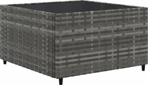 vidaXL 8-cz. zestaw wypoczynkowy do ogrodu, poduszki, rattan PE, szary 6