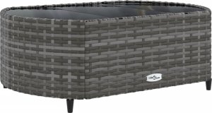 vidaXL 7-cz. zestaw wypoczynkowy do ogrodu, z poduszkami, szary 5