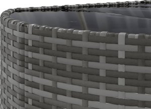 vidaXL 7-cz. zestaw wypoczynkowy do ogrodu, z poduszkami, szary 9