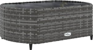 vidaXL 10-cz. zestaw wypoczynkowy do ogrodu, z poduszkami, szary 5