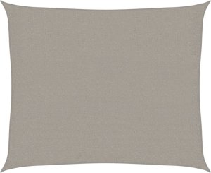 vidaXL Żagiel przeciwsłoneczny, 160 g/m, jasnoszary, 2,5x3 m, HDPE 2
