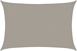 vidaXL Żagiel przeciwsłoneczny, 160 g/m, jasnoszary, 2,5x4 m, HDPE 2