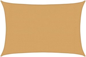 vidaXL Żagiel przeciwsłoneczny, 160 g/m, piaskowy, 3x5 m, HDPE 2