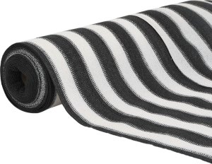 vidaXL Siatka cieniująca, antracytowo-biała, 1,5x25 m, HDPE, 75 g/m 3