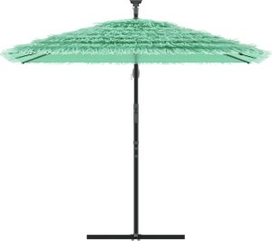 vidaXL Parasol ogrodowy na stalowym słupku, zielony, 246x246x230 cm 3