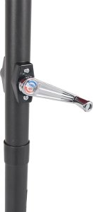 vidaXL Parasol ogrodowy na stalowym słupku, brązowy, 223x223x213 cm 9