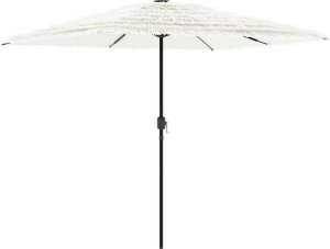 vidaXL Parasol ogrodowy na stalowym słupku, biały, 248x248x248 cm 5
