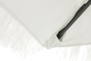 vidaXL Parasol ogrodowy na stalowym słupku, biały, 248x248x248 cm 7