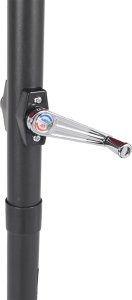 vidaXL Parasol ogrodowy na stalowym słupku, biały, 268x268x226 cm 8