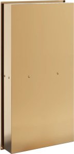 vidaXL Wnęka prysznicowa, szczotkowana, złota, 32x62x9 cm, stal 6