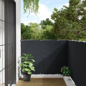 vidaXL Osłona na ogrodzenie, antracytowa, 700x120 cm, PVC 1