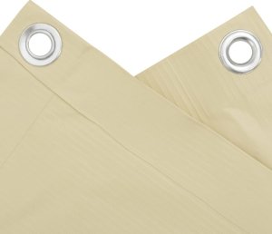 vidaXL Osłona na ogrodzenie, kremowa, 800x120 m, PVC 4