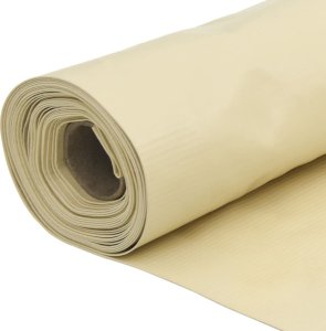 vidaXL Osłona na ogrodzenie, kremowa, 800x120 m, PVC 5