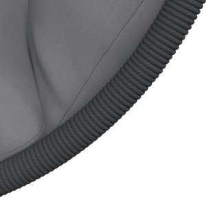 vidaXL Wiszące krzesło kokon ze stojakiem, szare, rattan i stal 7