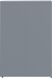 vidaXL Obudowa na kosz na śmieci, pojedyncza, szara, 69x79x117 cm 5