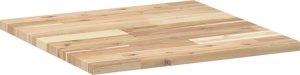 vidaXL Blat do stolika, kwadratowy, 50x50x2 cm, lite drewno akacjowe 7