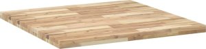 vidaXL Blat do stolika, kwadratowy, 90x90x4 cm, lite drewno akacjowe 5