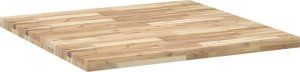 vidaXL Blat do stolika, kwadratowy, 90x90x4 cm, lite drewno akacjowe 7